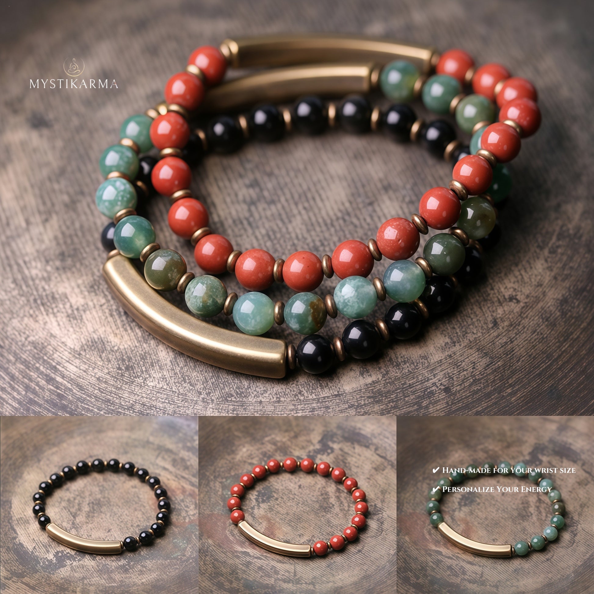 Multi-Stone Jasper Strand
