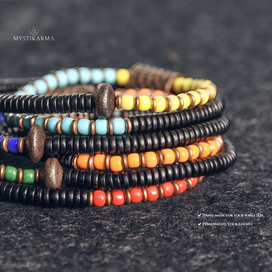 Two-Tone Bead Bracelet