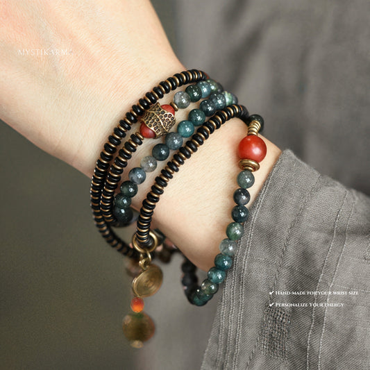 Moss Agate & Copper