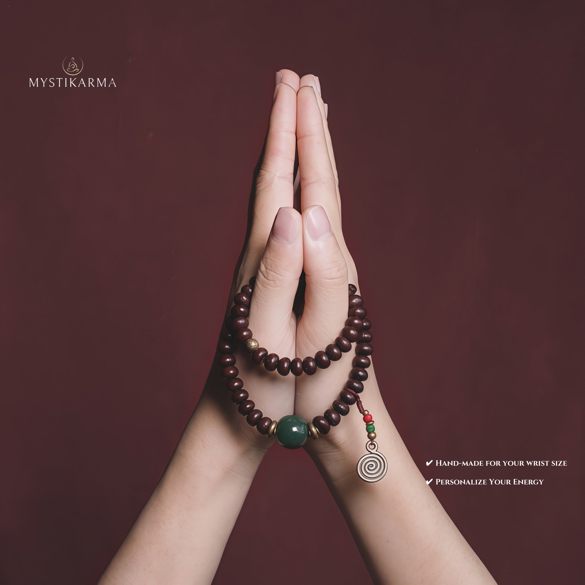 Lavender Buddhist Beads