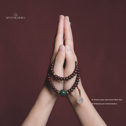 Lavender Buddhist Beads