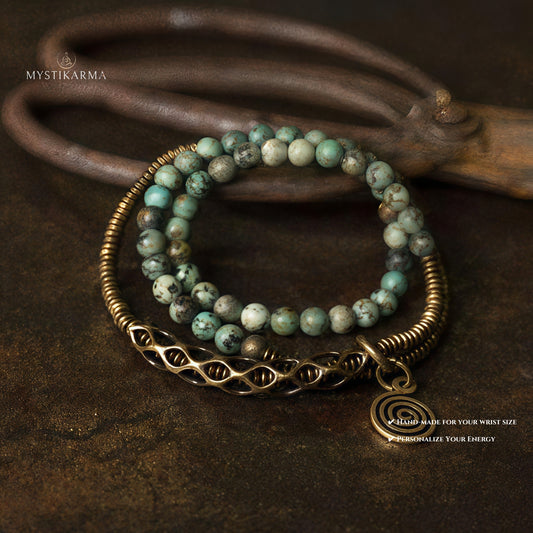 Turquoise & Copper Blend
