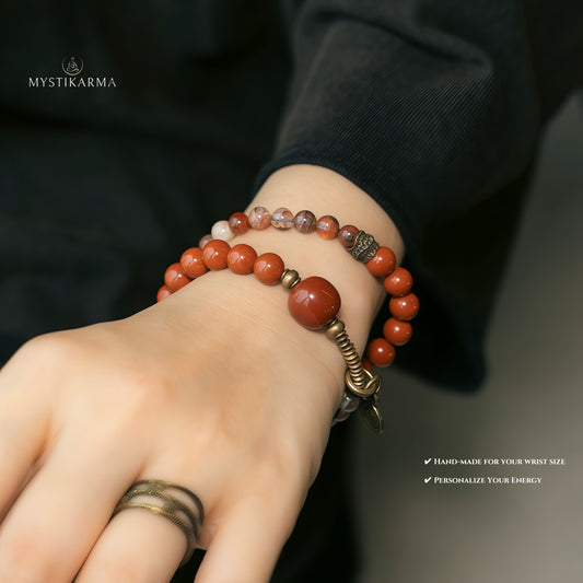 Dual-Loop Red Quartz