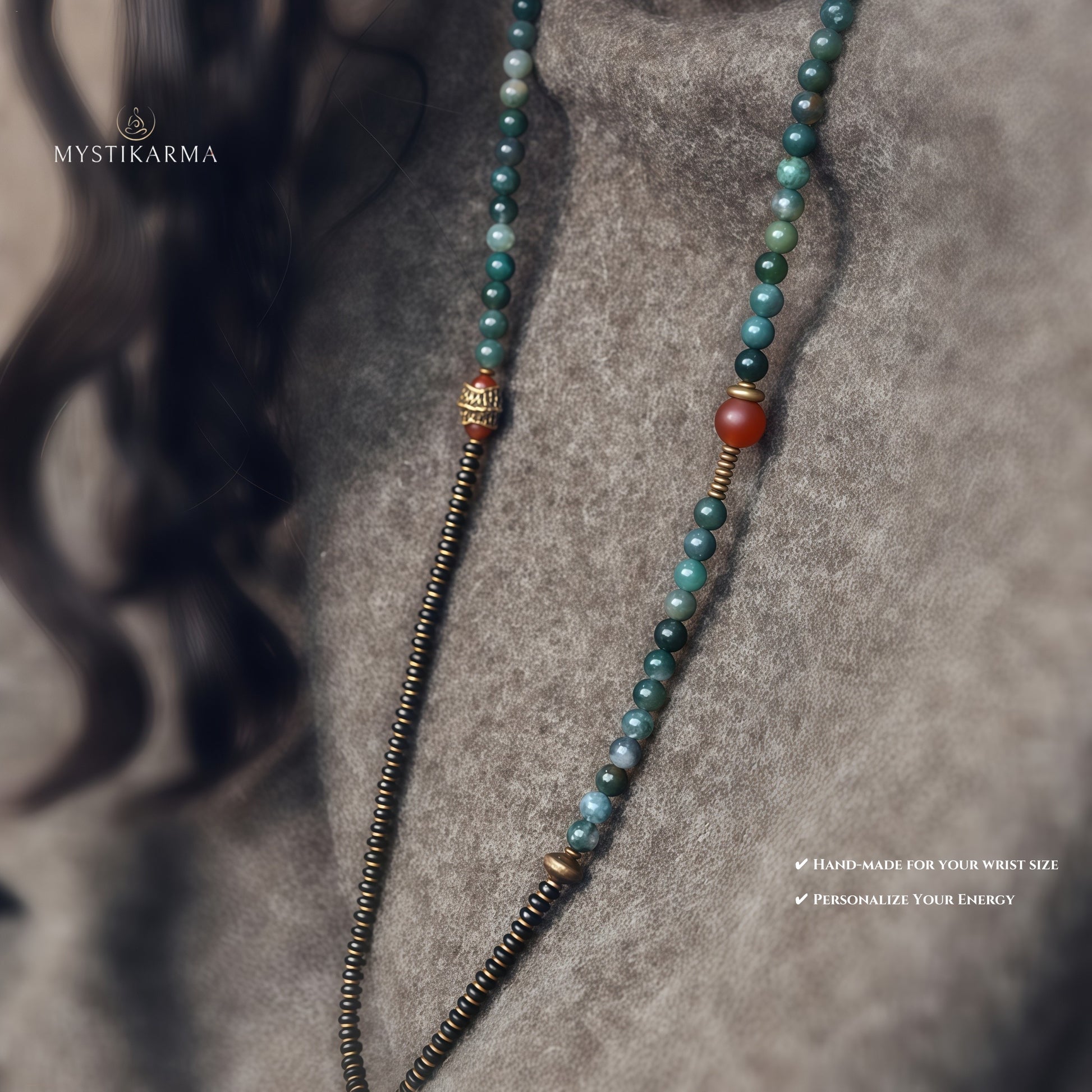 Moss Agate & Copper