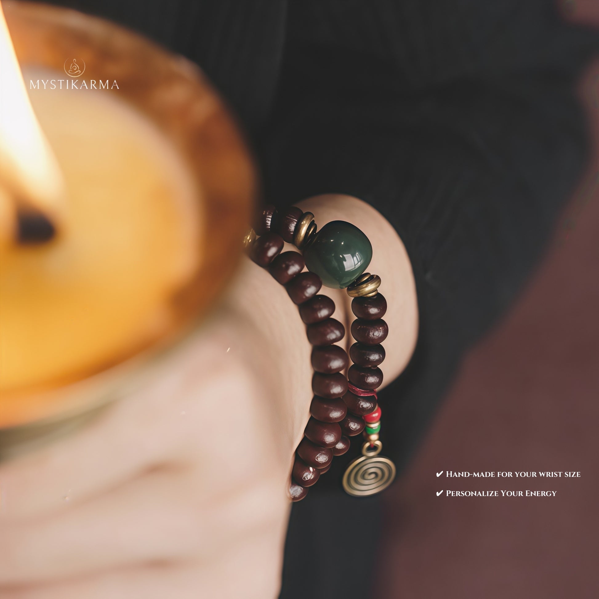 Lavender Buddhist Beads