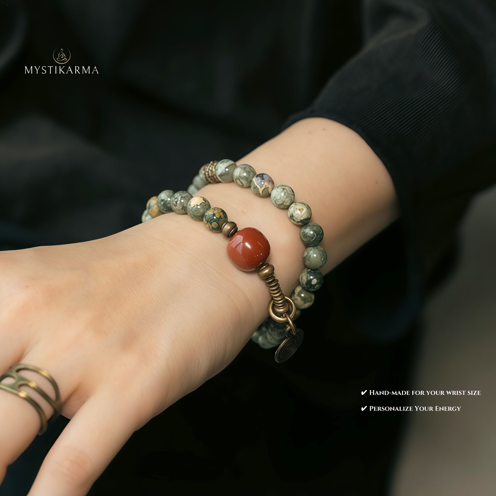 Dual-Loop Red Quartz