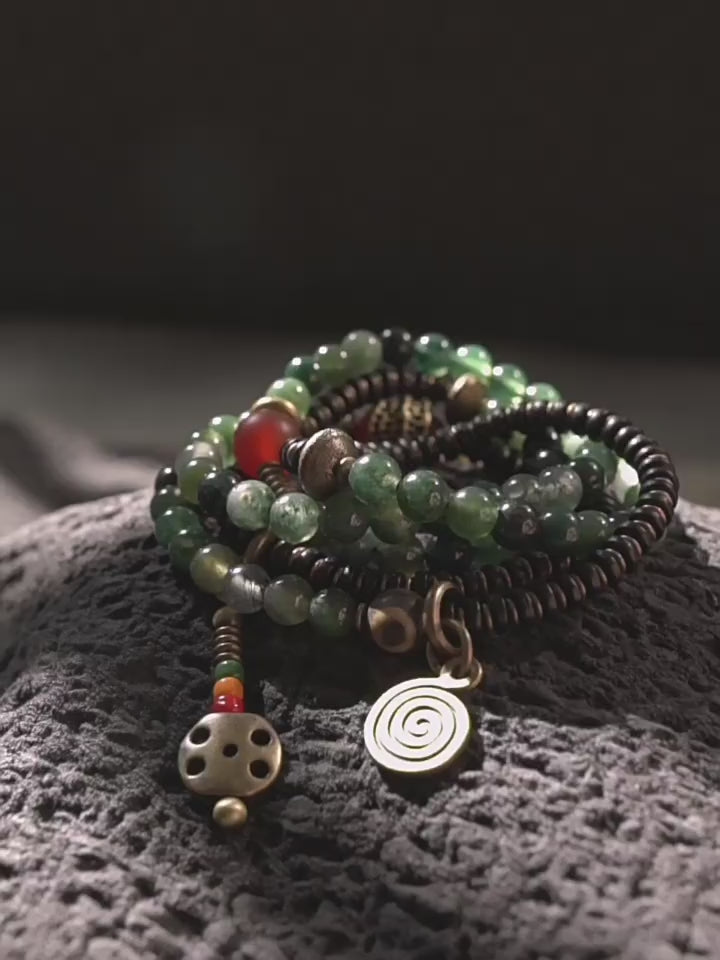 Moss Agate & Copper